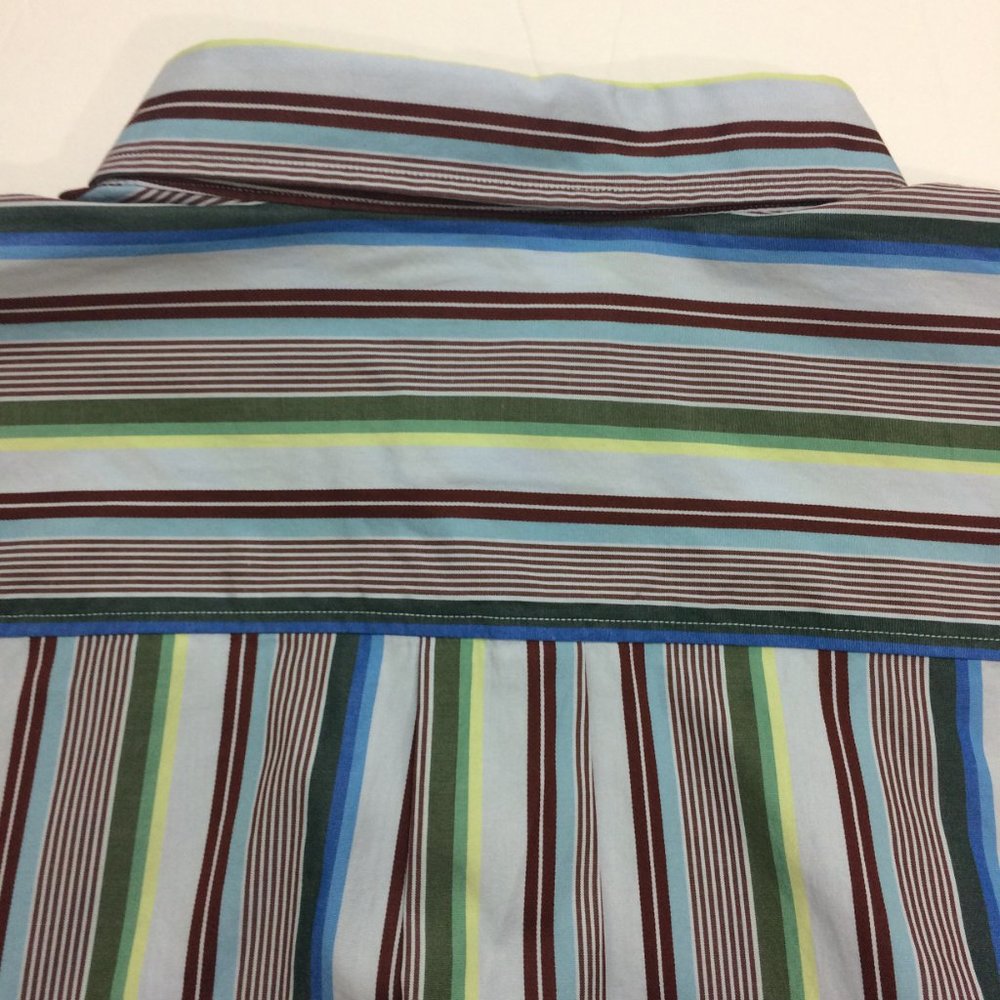 Tommy Bahama Mens Shirt Bravo Sunset Surf Stripes - Picture 11 of 16